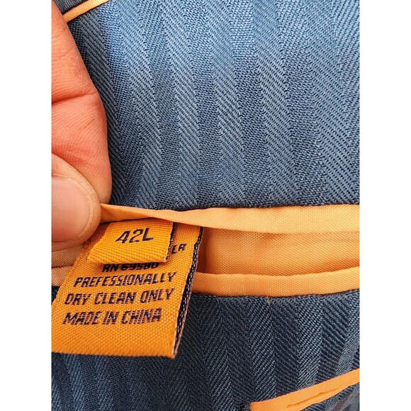 Ferera Teal Green 3 Piece Suit Mens Size 42L NEW Dapper Gentleman - Picture 14 of 16